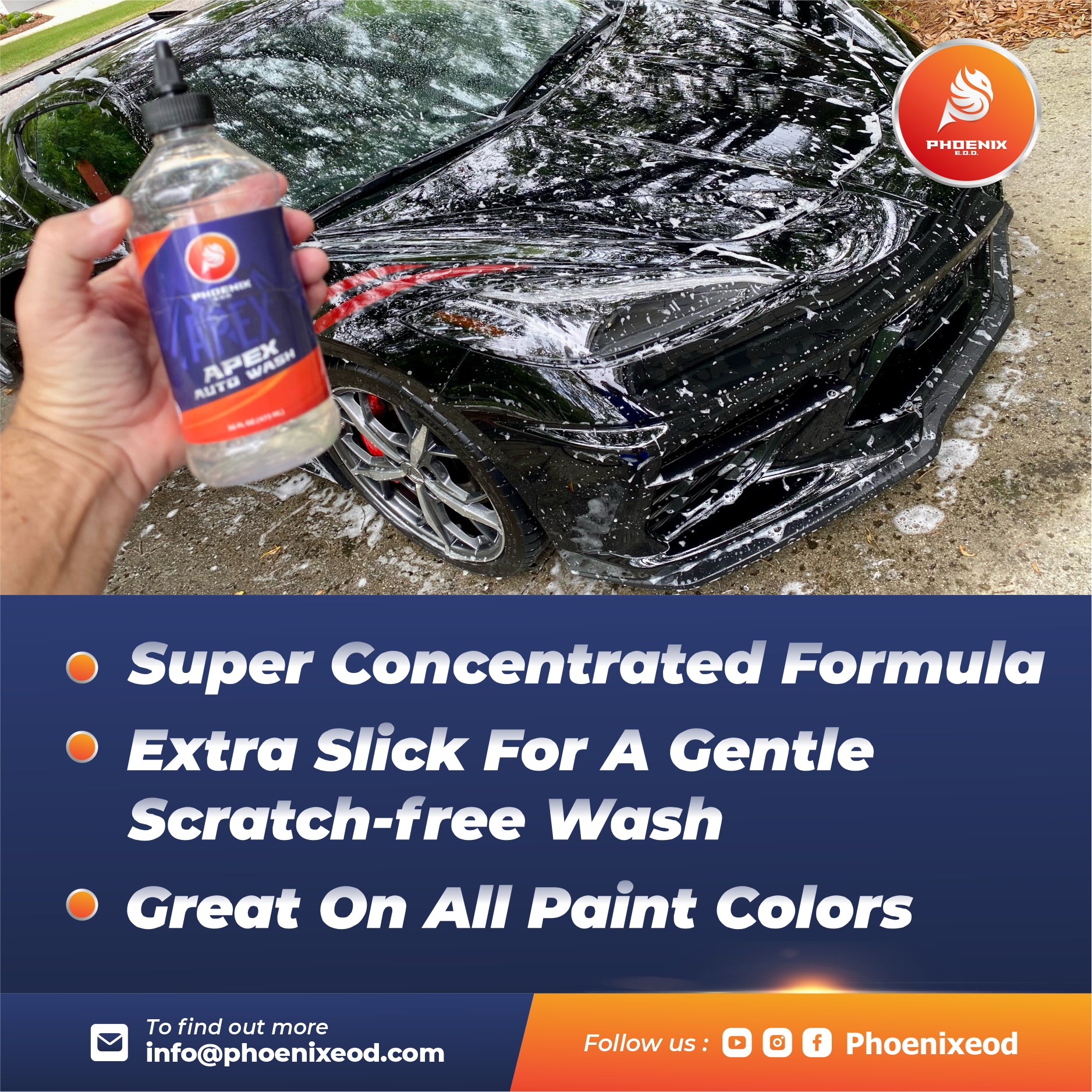 Phoenix EOD Apex Auto Wash - V2.0 - 473 ml