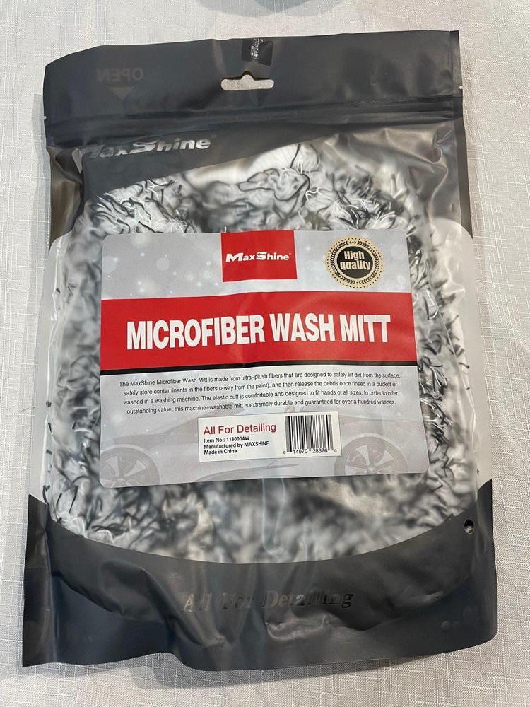 13E Maxshine Plush Microfiber Wash Mitt With Cuf Pack shot