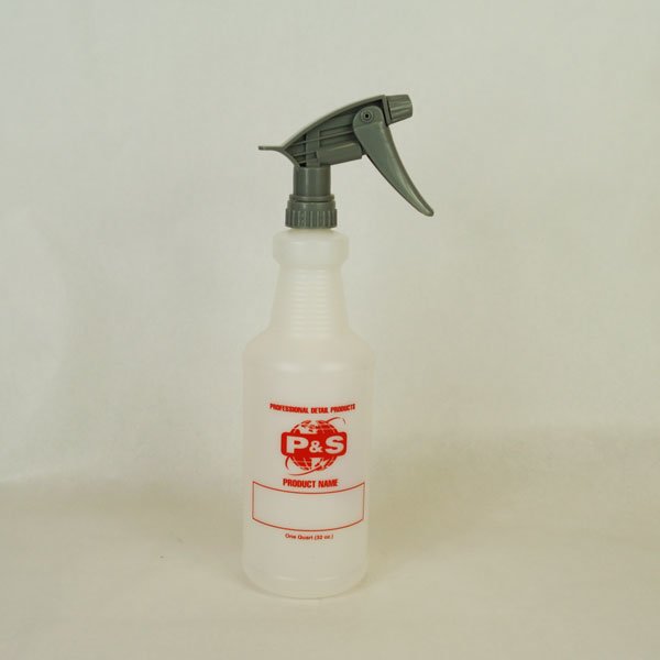 P&S Plastic Spray Bottle With Chemical Resistant Trigger - 946 ml