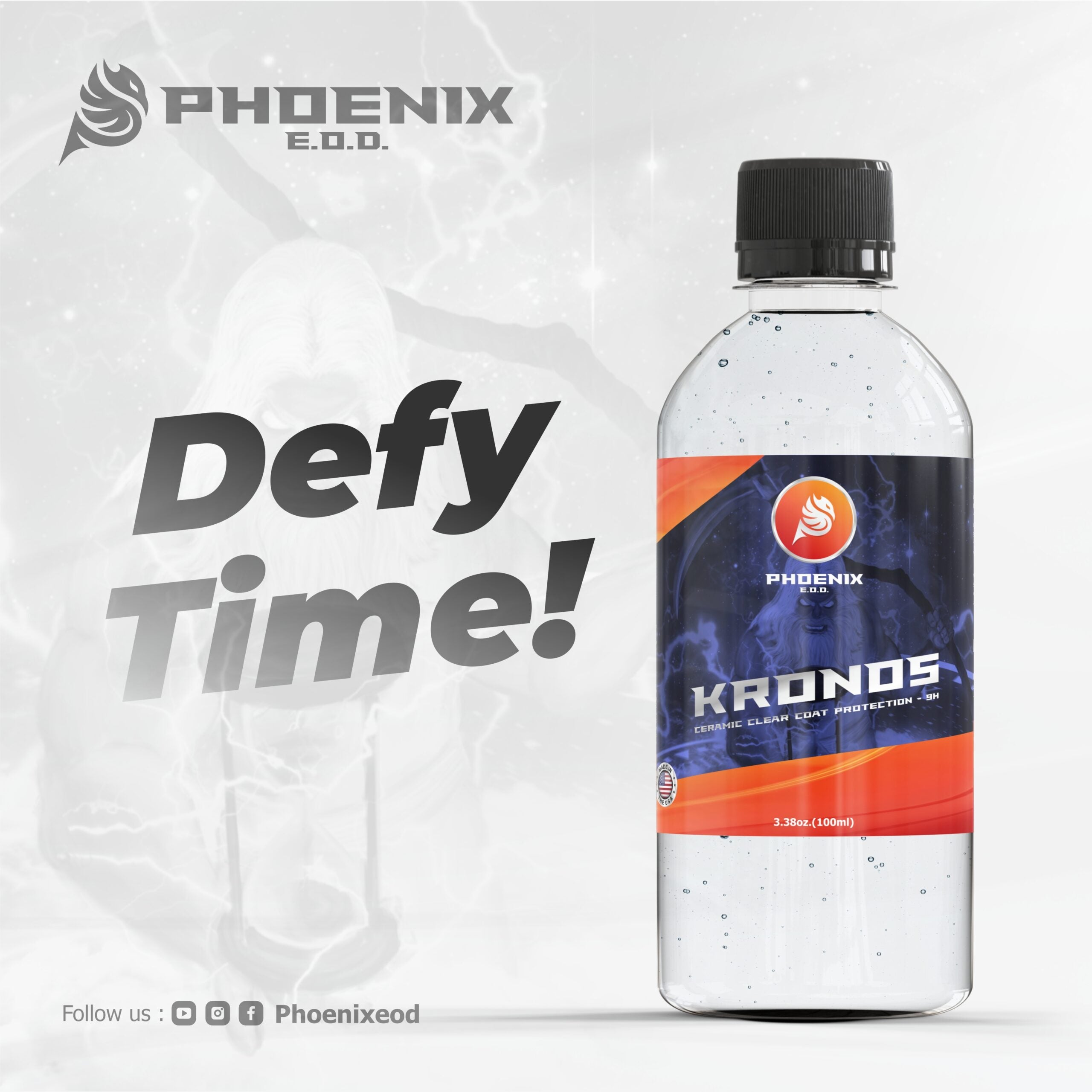 Phoenix EOD Kronos Ceramic Clear Coat Protection - 9h 50 ml
