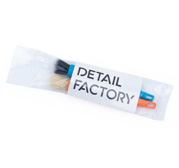 Detail Factory Detailing Brushes – Mini Blue & Orange Combo Set